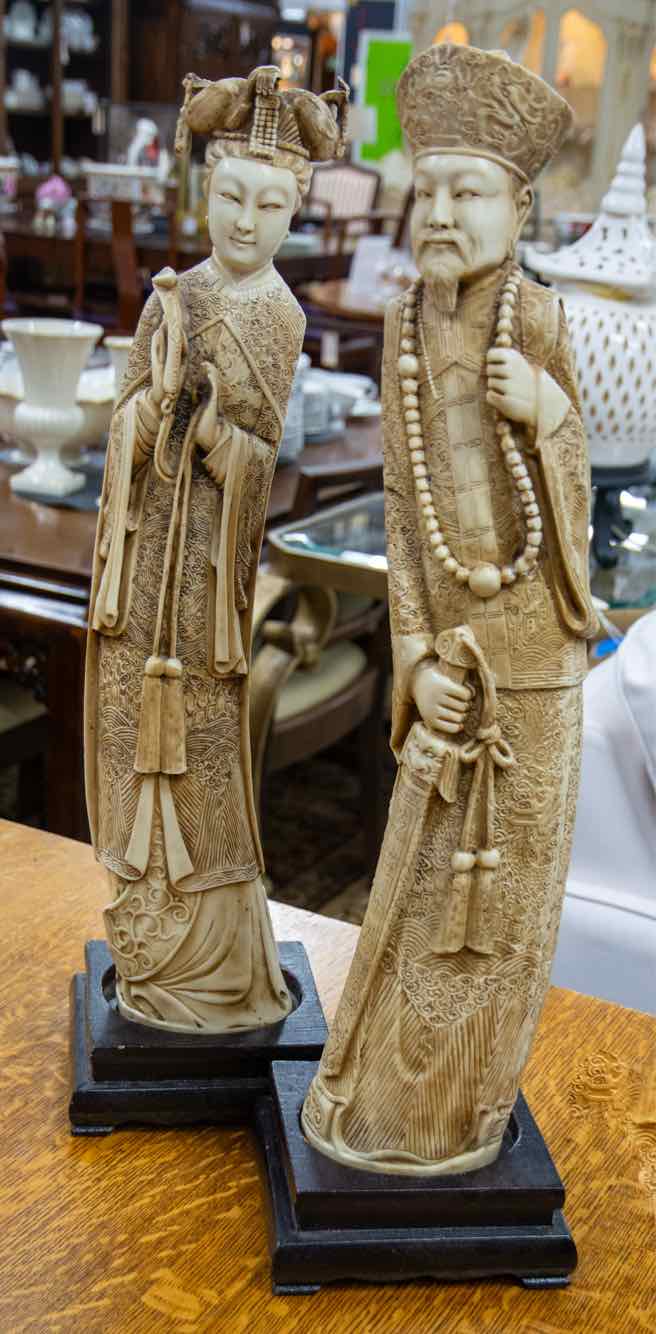 Emperor & Empress Resin Figures