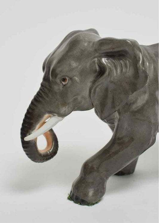 Pair of Ceramic Elephants