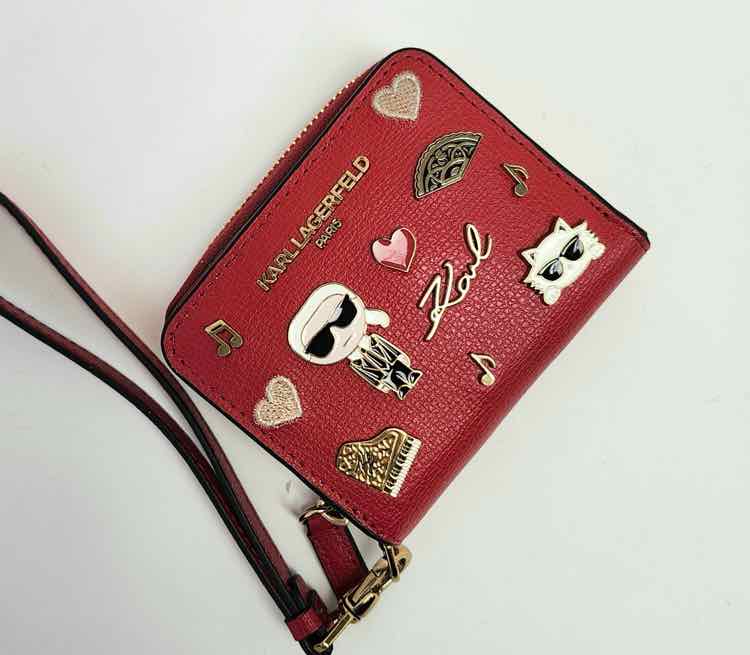 Small Karl Lagerfeld Red Wallet