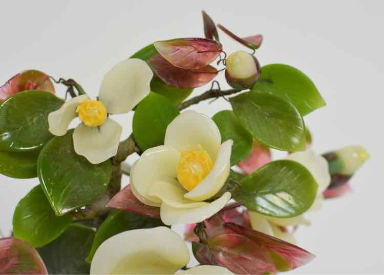 Stone Flower Decor