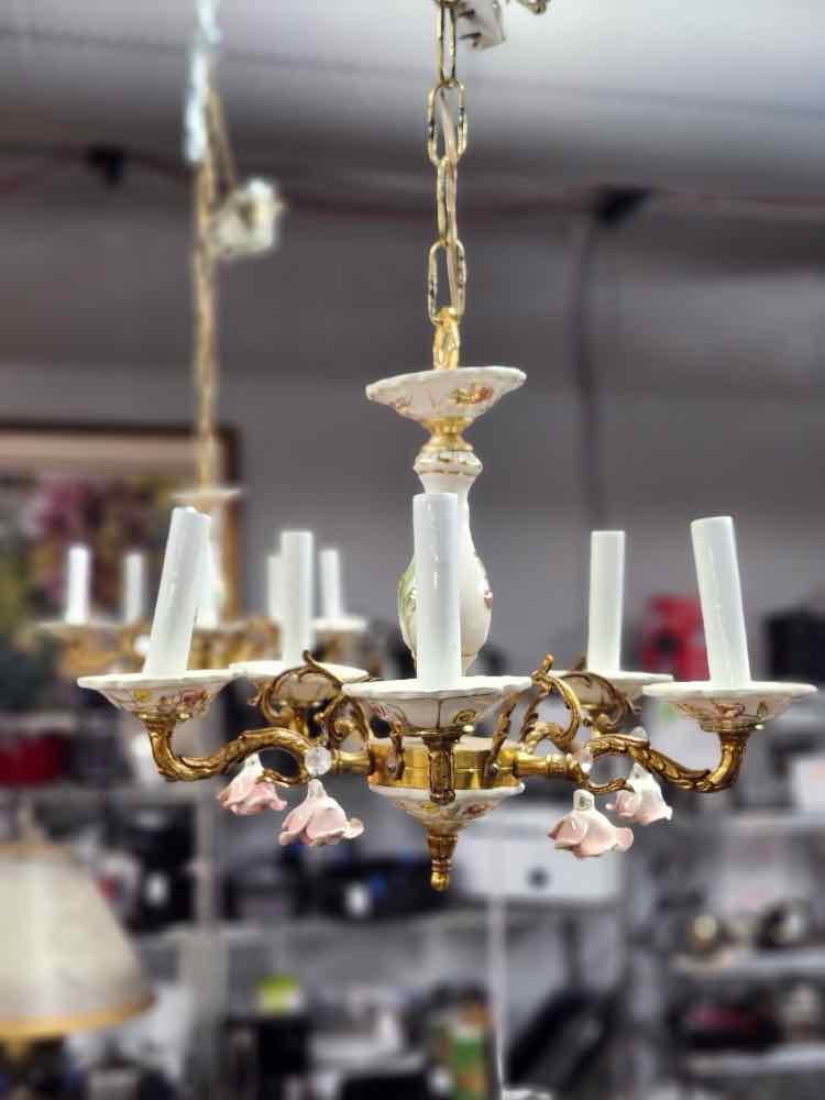 Vintage ‘Capodimonte Style’ Chandelier