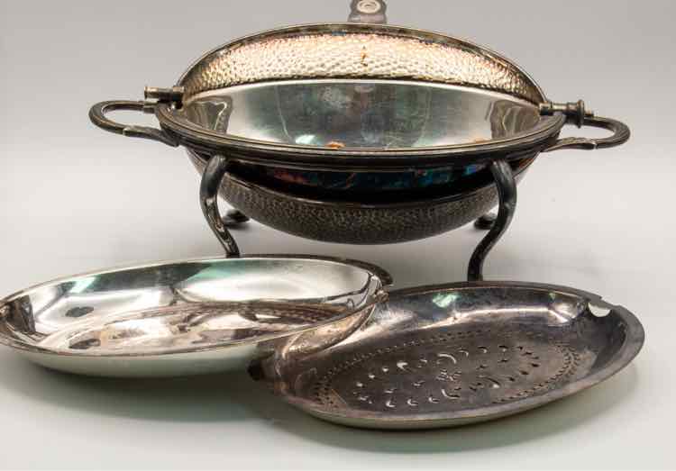 Antique James Dixon Breakfast Server