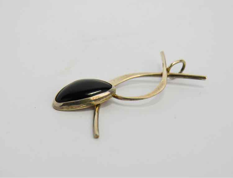 Sterling Onyx Pendant