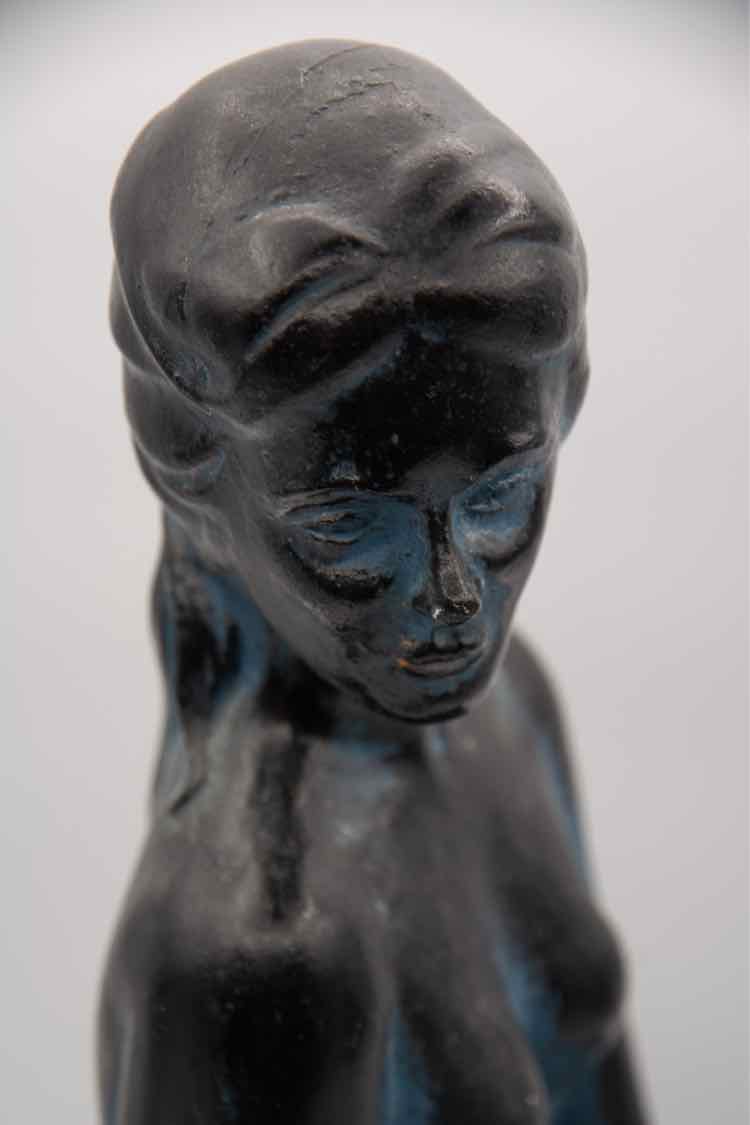 1970's Resin Sitting Mermaid