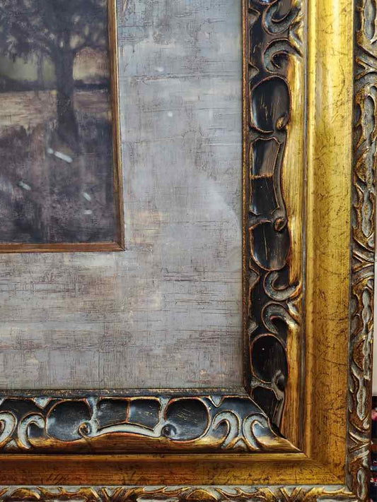 Art 'Path to The Lake' Serigraph T. Chamblen