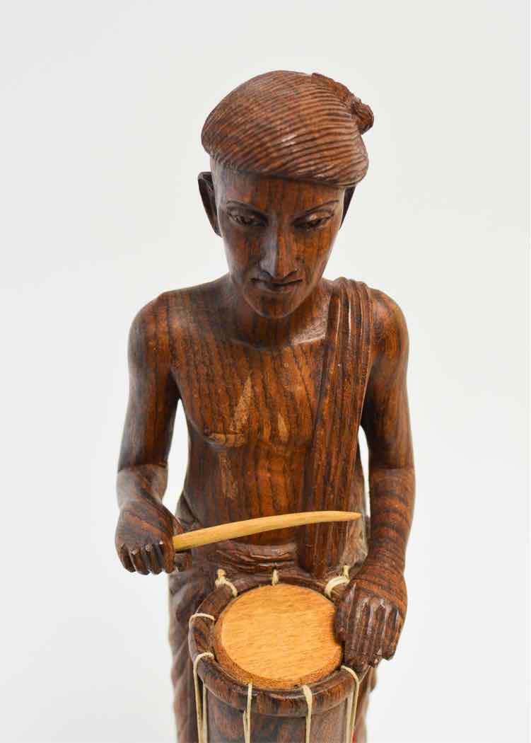 Trio of Musicians--Carved Wood of Asian Pacific Islanders
