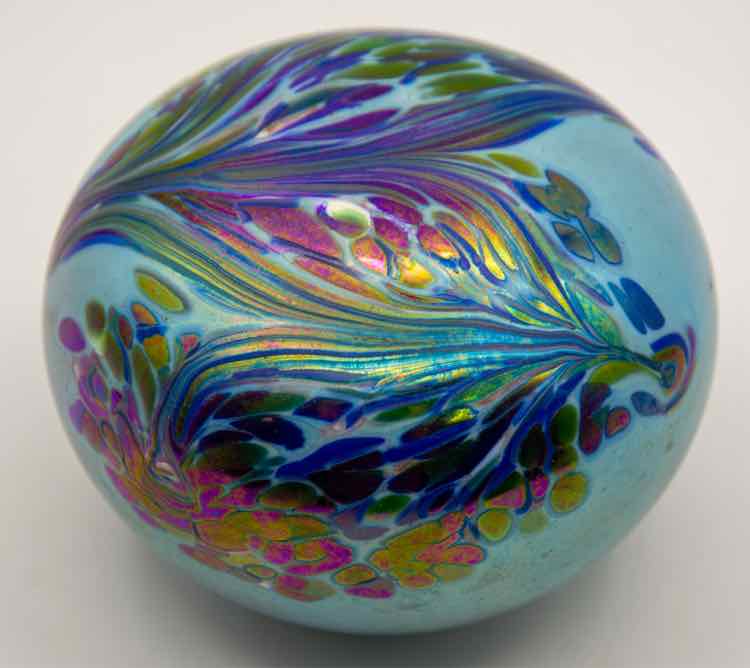 Orient Art Glass Paper Weight