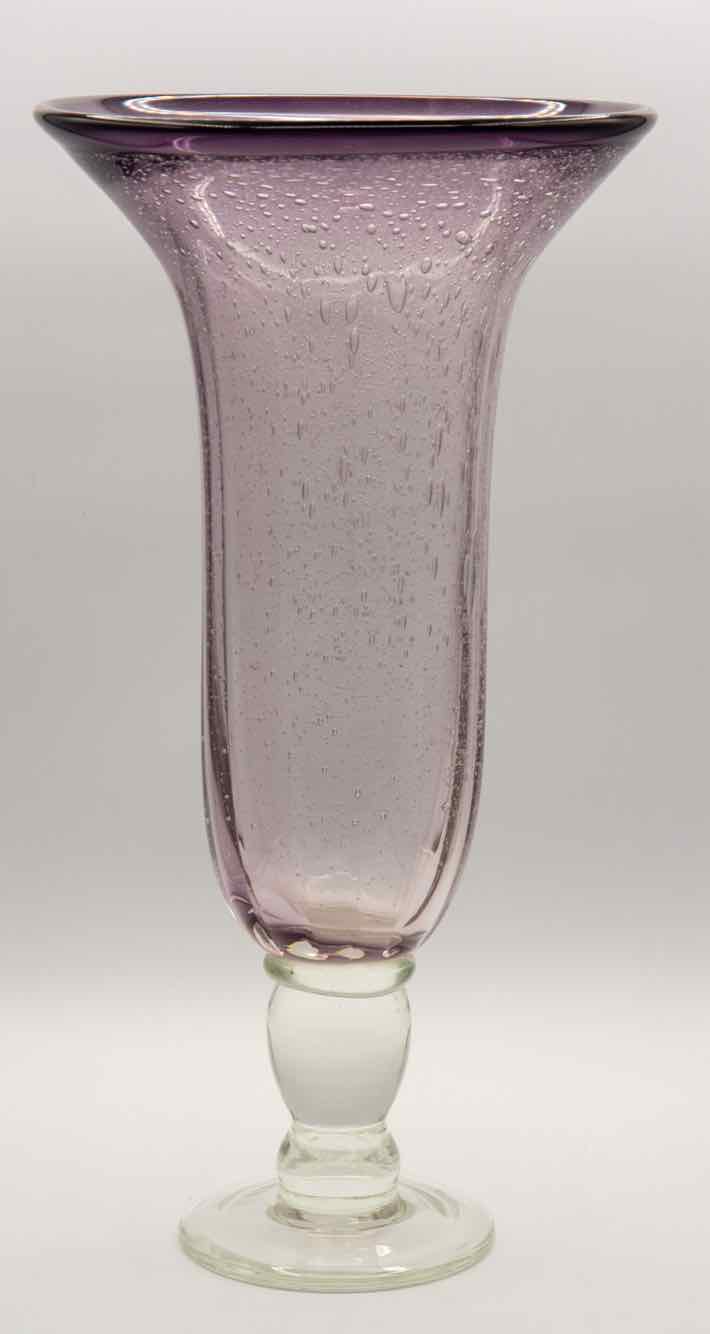 Art Bubble Glass Vase 15”