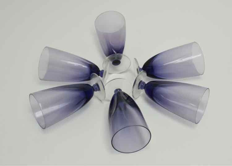 Art Deco Optic Wisteria Large Tumblers