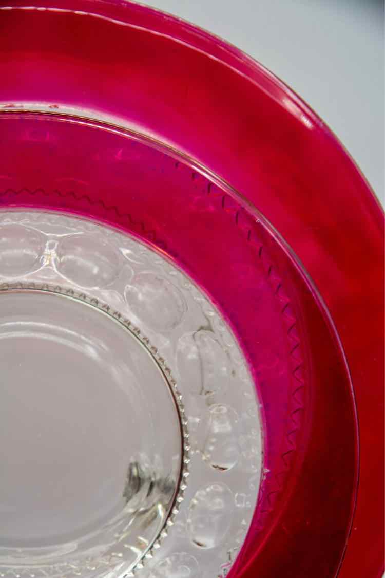 Ruby Cranberry Glassware Set 48pc.