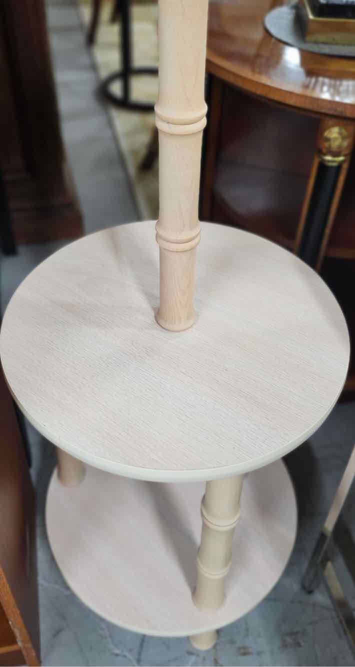 2 Tier Bamboo Table Lamp