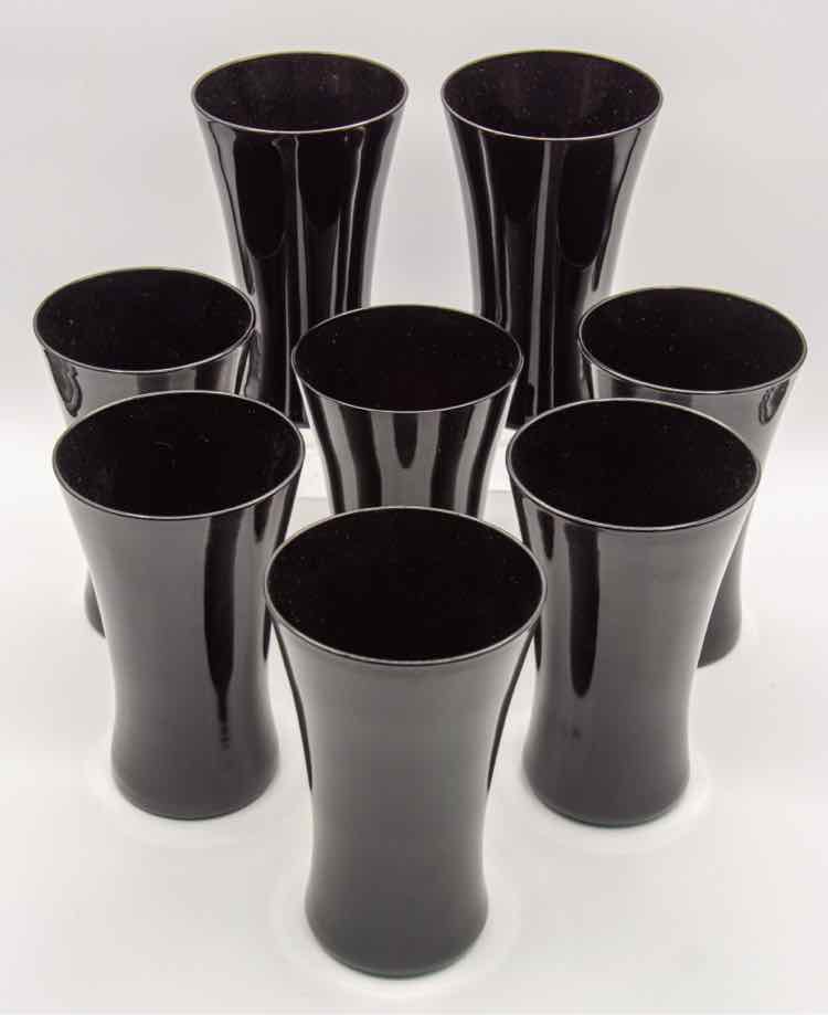 8 Seneca Flat Tumblers in Ebony