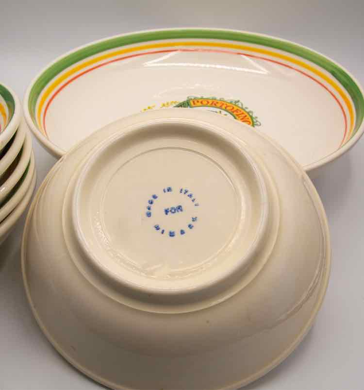 Portofino Past Serving Bowl & Dishes