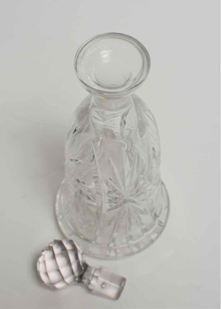 Crystal Pinwheel Decanter