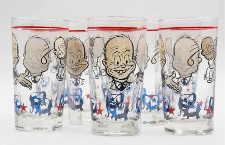 Dwight Eisenhower Bar Ware Set