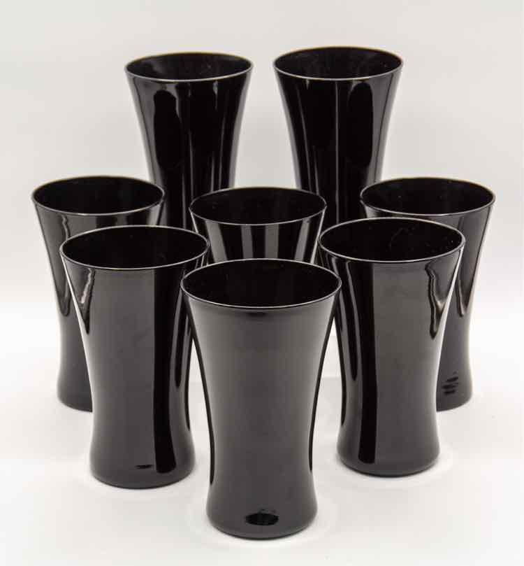 8 Seneca Flat Tumblers in Ebony