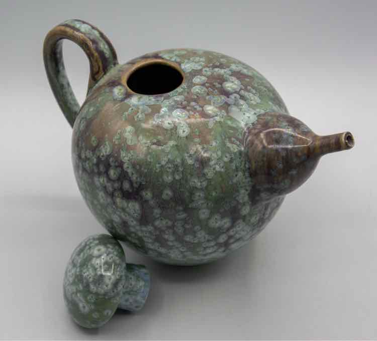Mint Green w/ Grey Teapot by Kent Harris