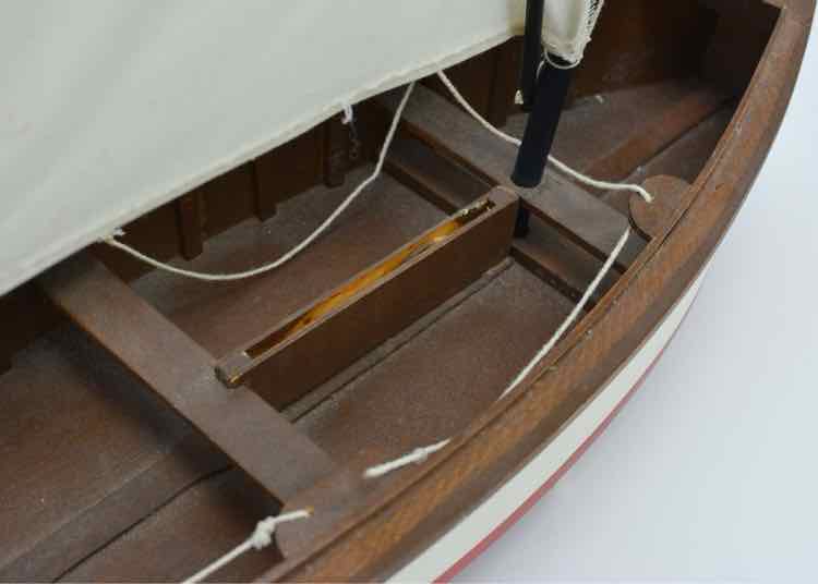 Wooden Handcrafted Sailing Ship Decor