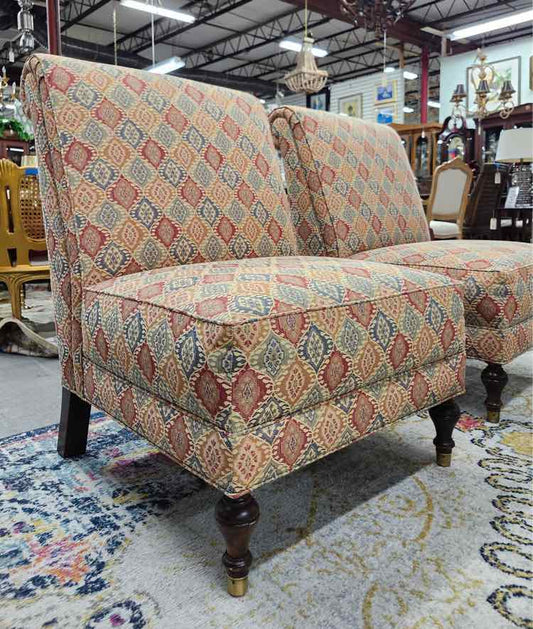 Pair of Orange Owners Select Chairs
