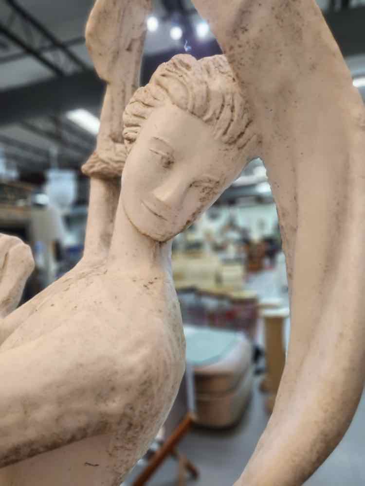 6ft Dancing Woman Concrete Statue