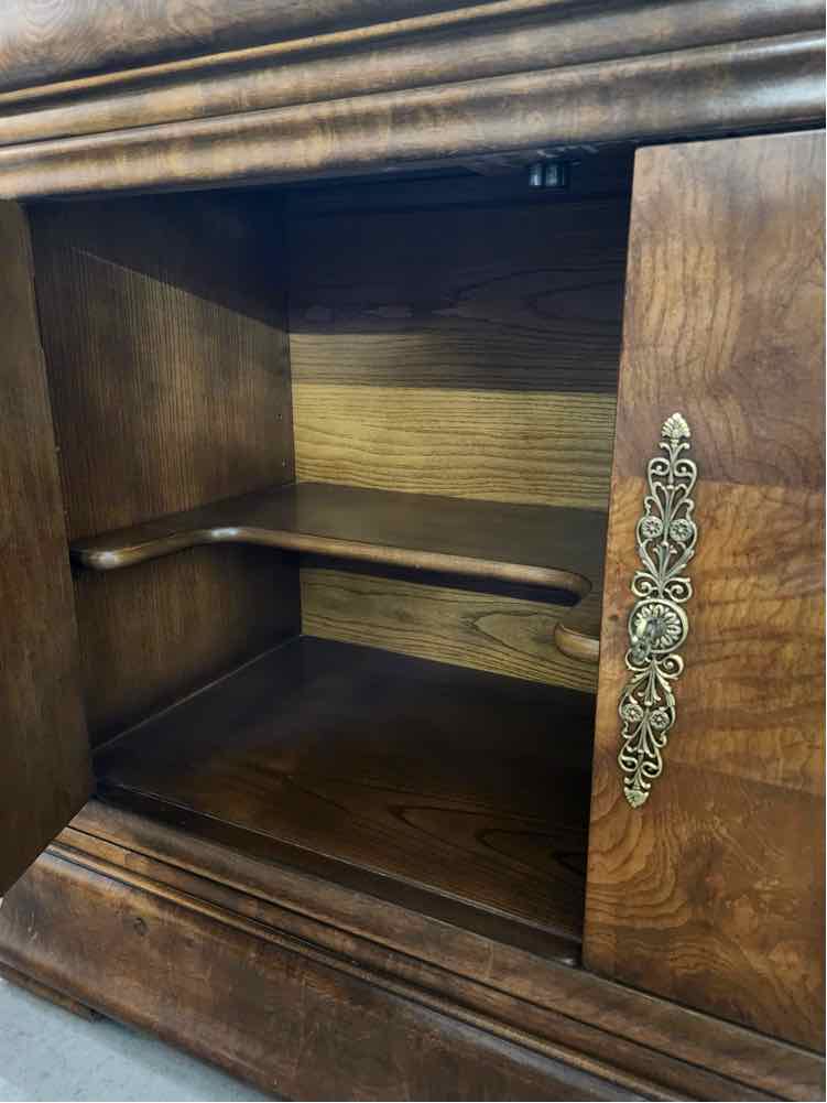 Henredon Charles X MCM Burlwood Server