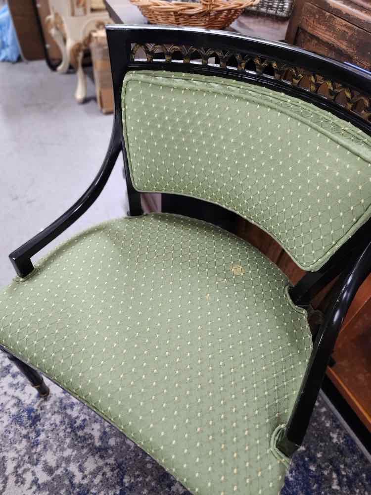 Green Upholstered Chair