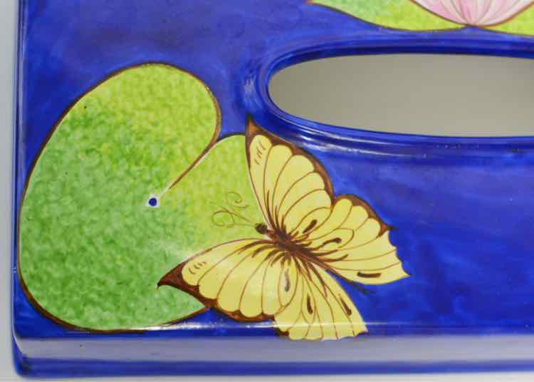 Sherle Wagner'Lotus Blossom'Tissue Box