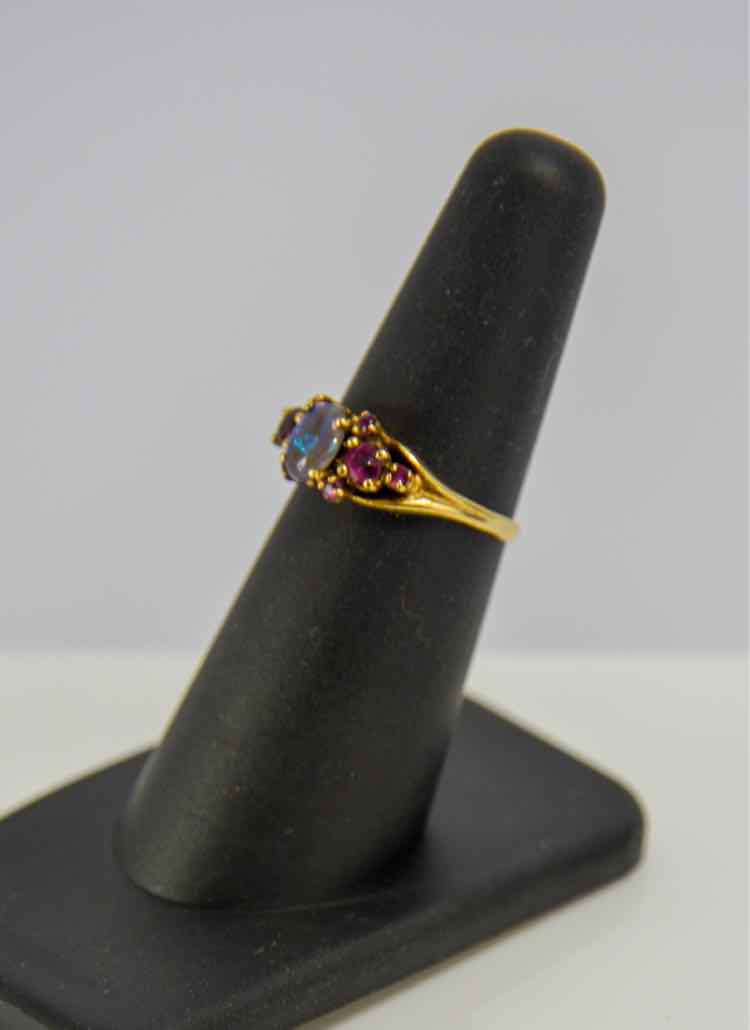 Fire Opal/Ruby Ring