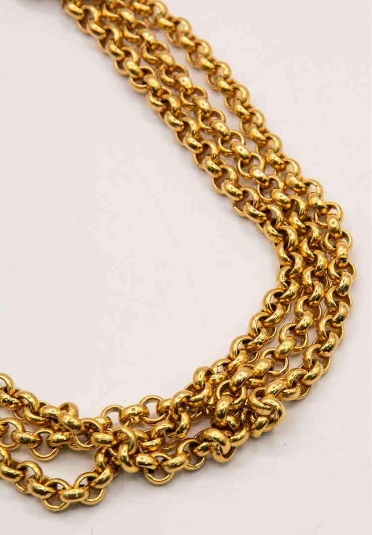 Goldtone Link Chain Necklace
