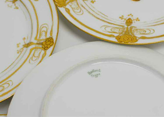 Dish ware Haviland Limoges Gold Portrait