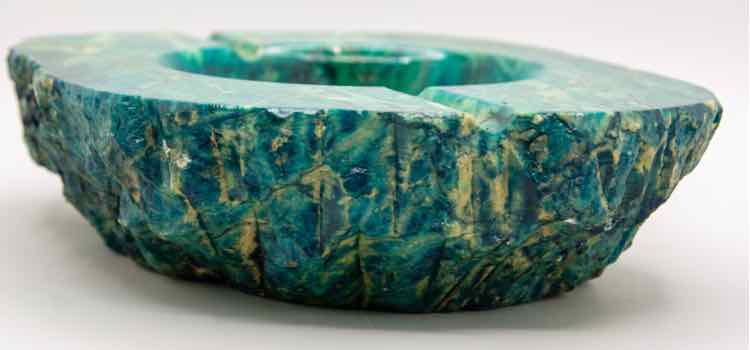 MCM Turquoise Alabaster Ashtray