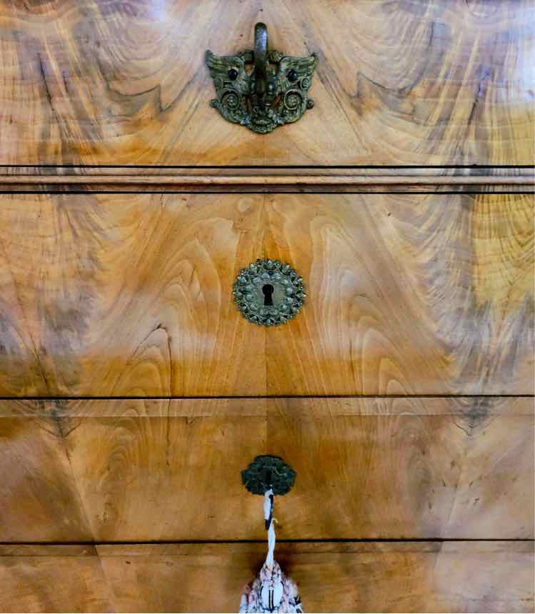 Antique Beidermeier Maple Dresser