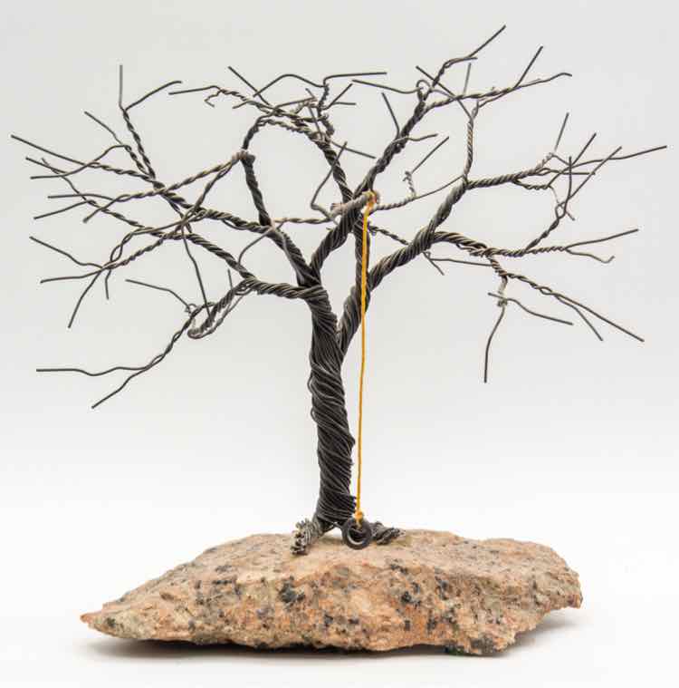 Wire Tree Sculpture 8"x6"