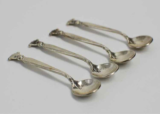 Silver "Romance of the Sea" Wallace Sterling Silver Salt Spoons