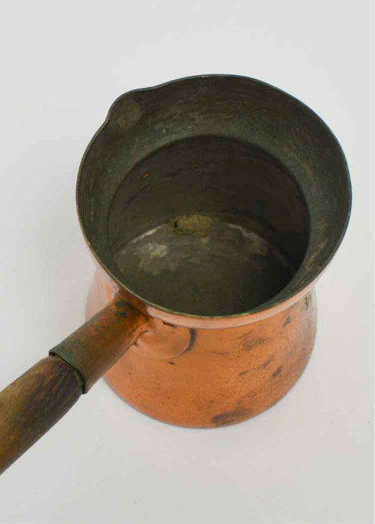 19th c. French Copper Melting Pot