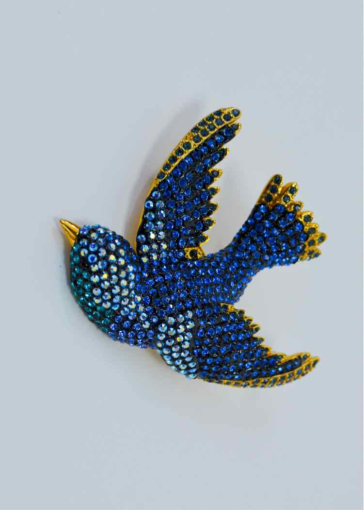 Joan Rivers Bird in Flight Brooch