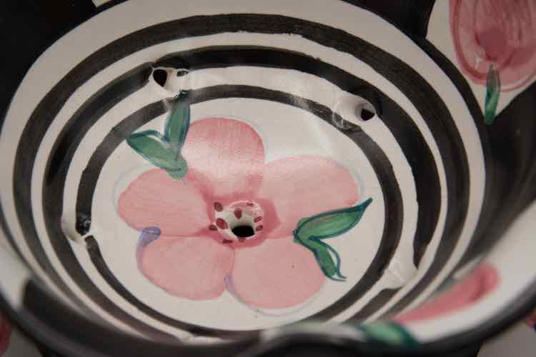 Hand Painted Fruit Bowl and Plate