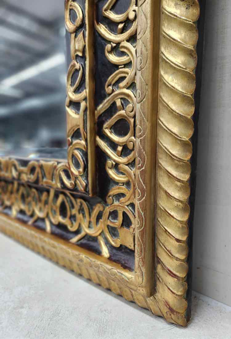 John Richards Gold Beveled Mirror