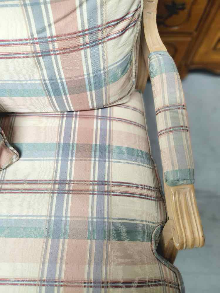 French Plaid Chair