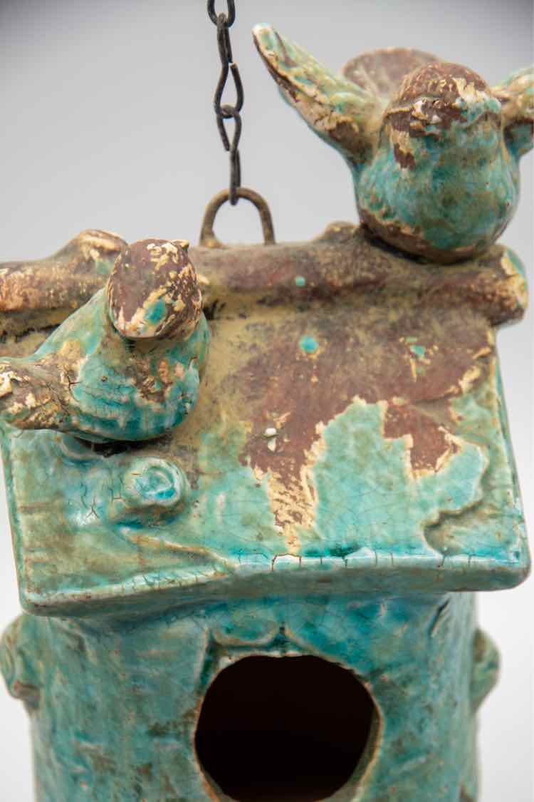 Sculpted Bird House