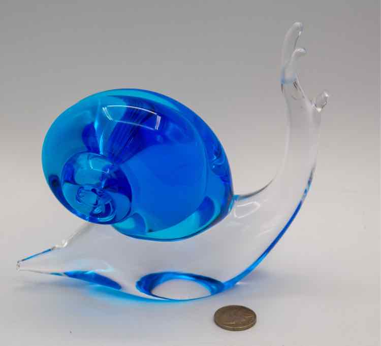 Glass Snail Decor