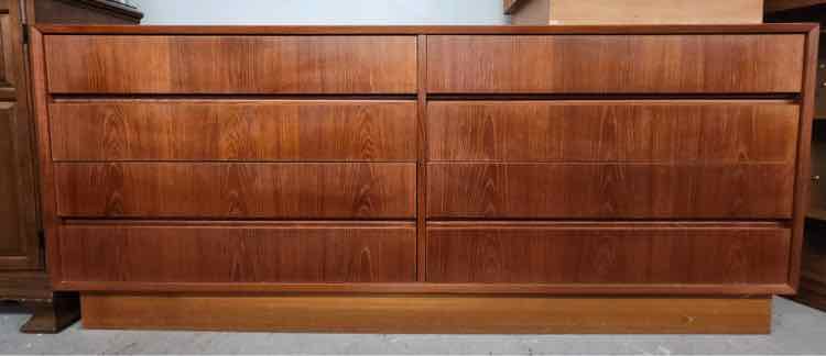 8 Drawer Teak Norwegian Dresser