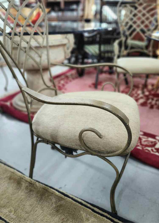 6 Metal Outdoor Chairs