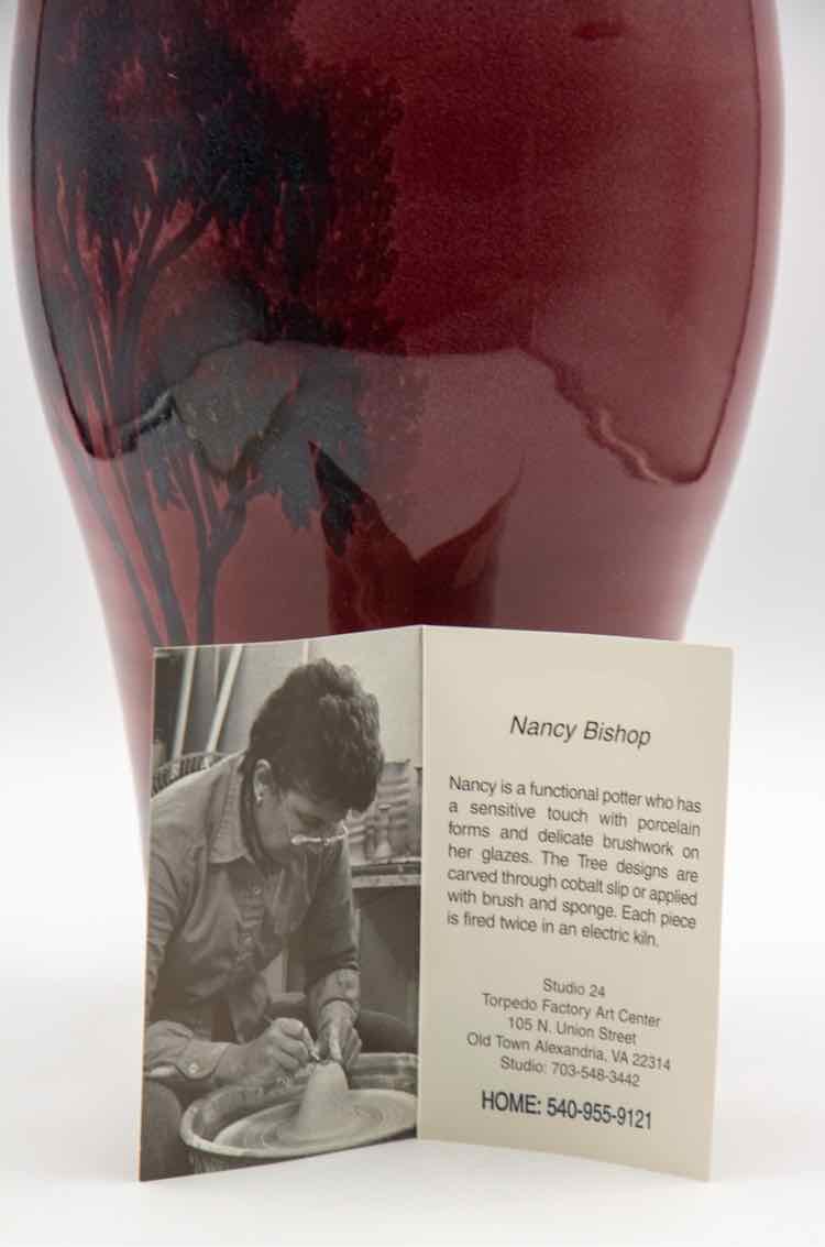 Nancy Bishop Vase w/ Bird Lid