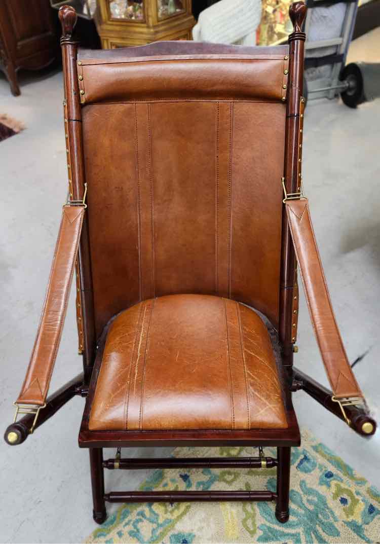 Palecek Leather Chair