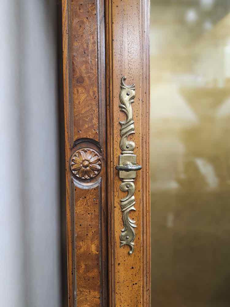 Small Brown Curio Cabinet