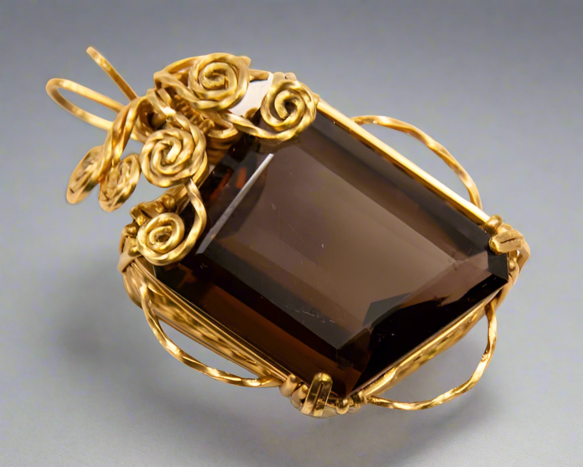 20g.GF Smokey Quartz Pendant