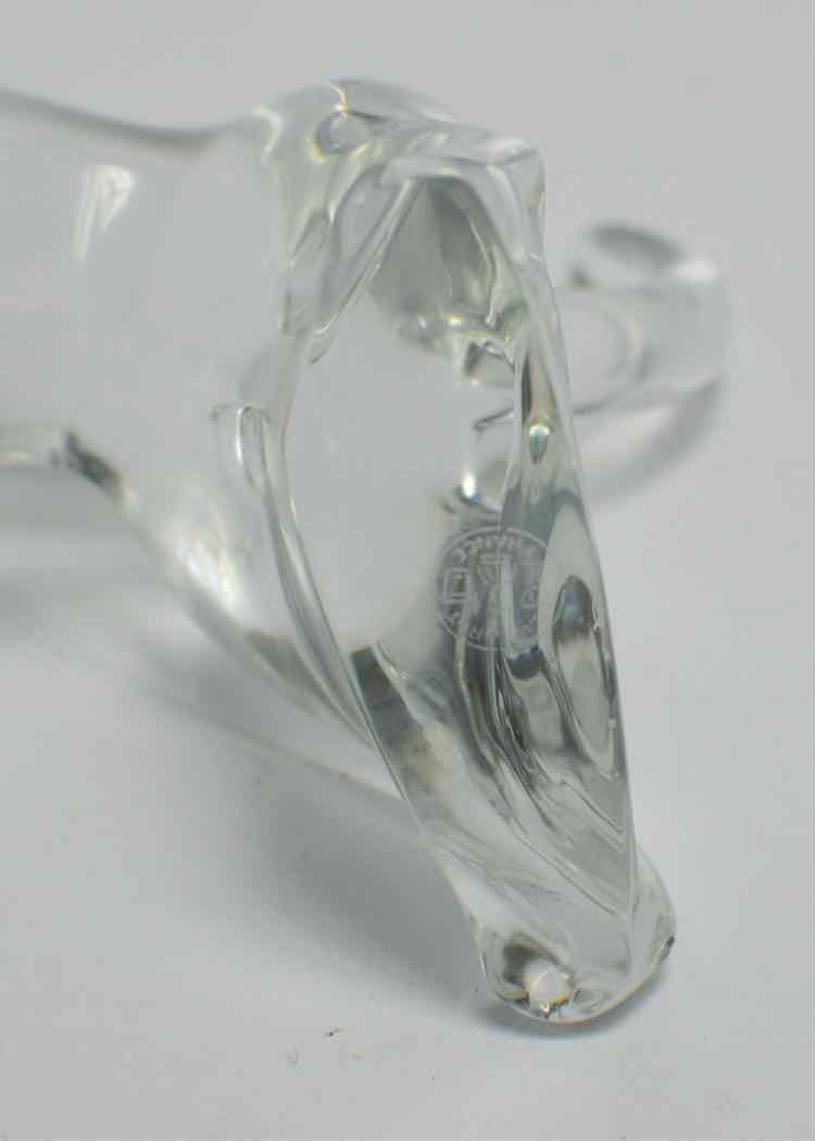 Crystal Pointer Dog Figure
