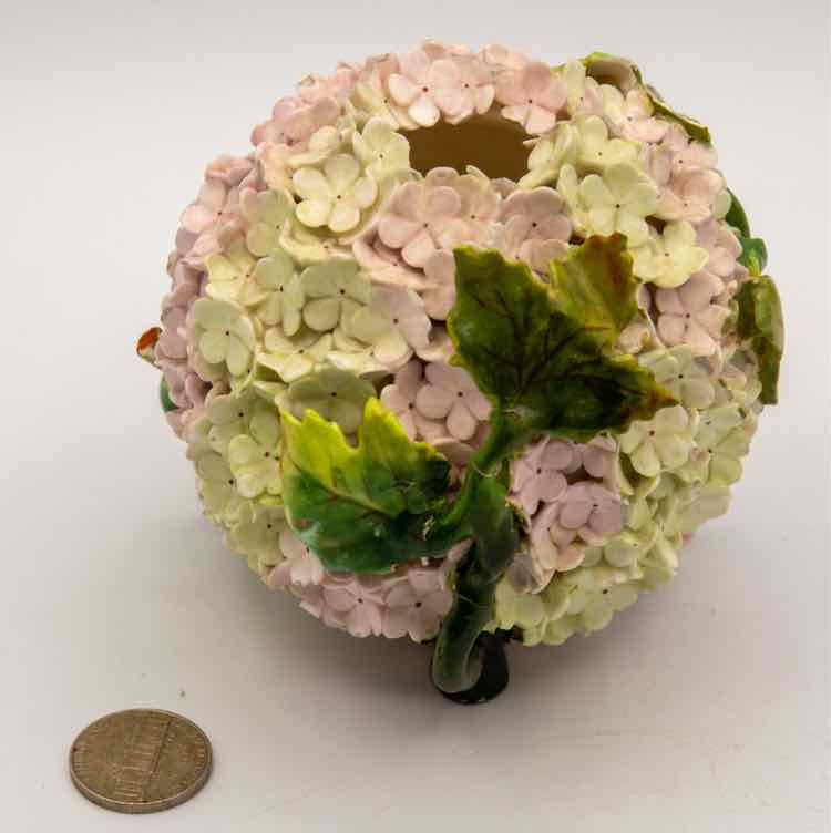 1950's Victorian Porcelain Hydrangeas Vase