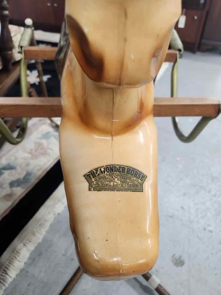 Vtg. 1963 Wonder Rocking Horse